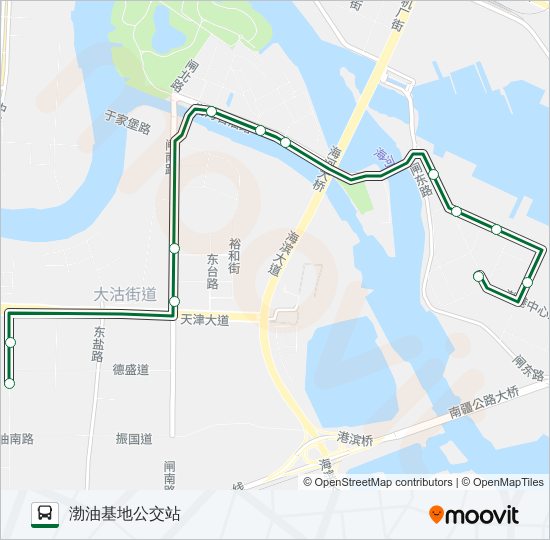 公交111路的线路图