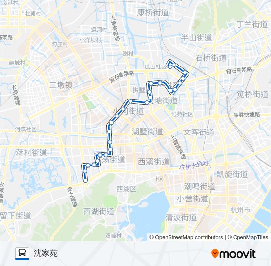 公交63路的线路图