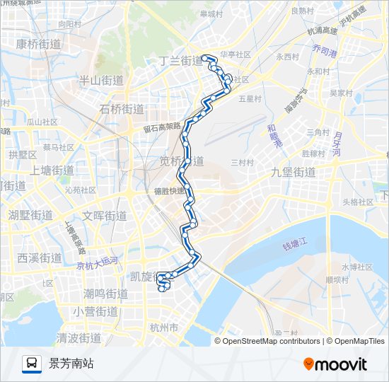 公交81路的线路图