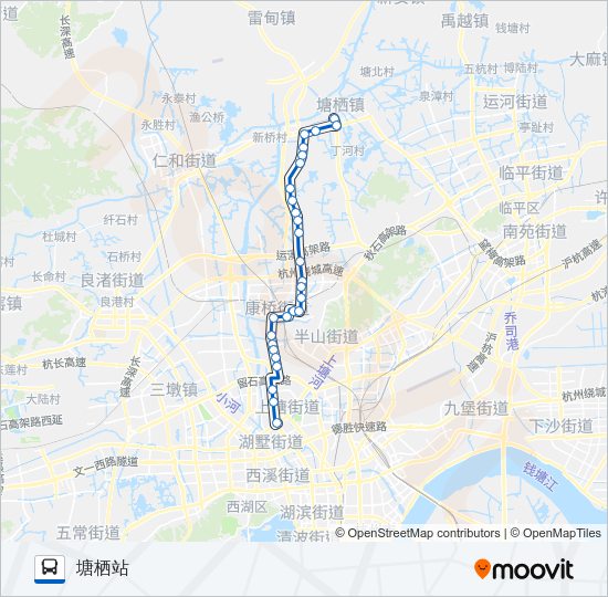 公交342路的线路图