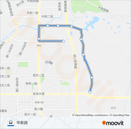 公交241路的线路图