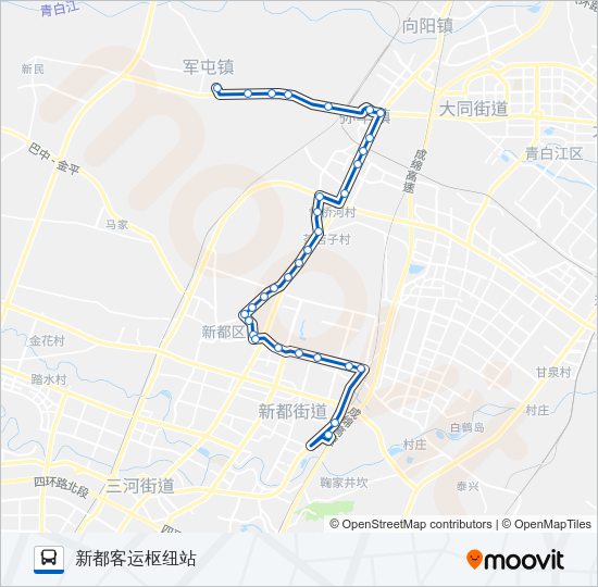 公交669路的线路图