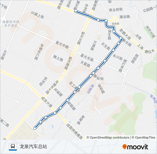 公交875路的线路图