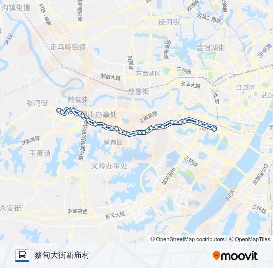 公交266路的线路图