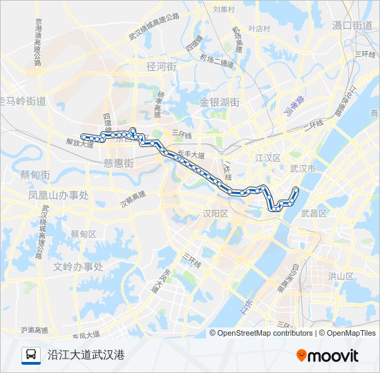 公交546路的线路图