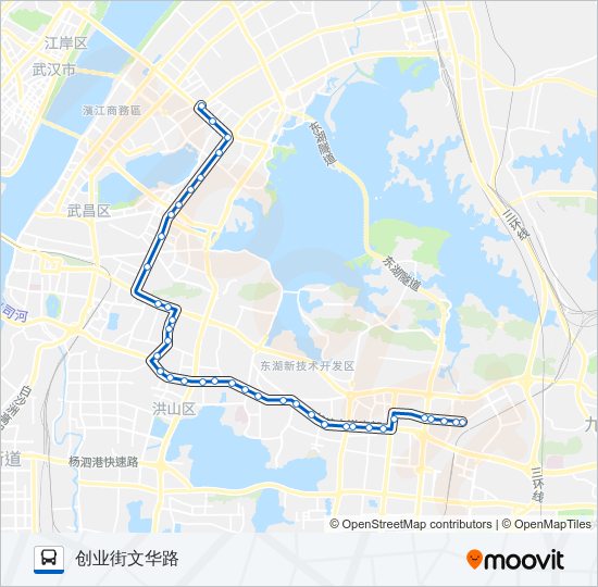 公交723路的线路图