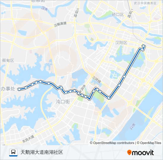 公交760路的线路图