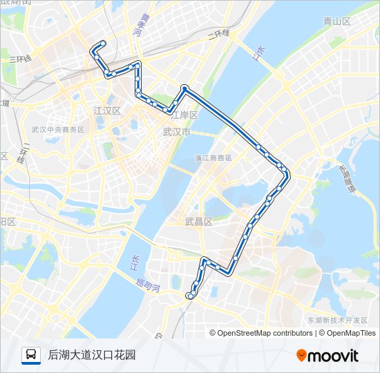 公交805路的线路图