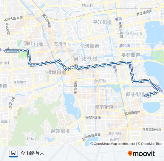公交67路的线路图