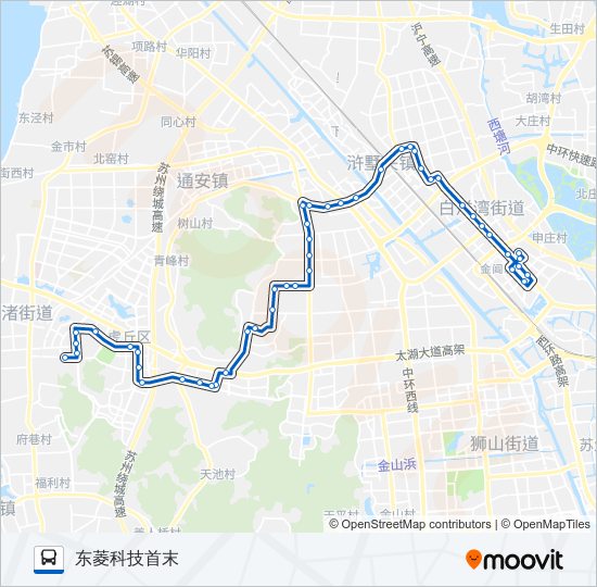 公交356路的线路图