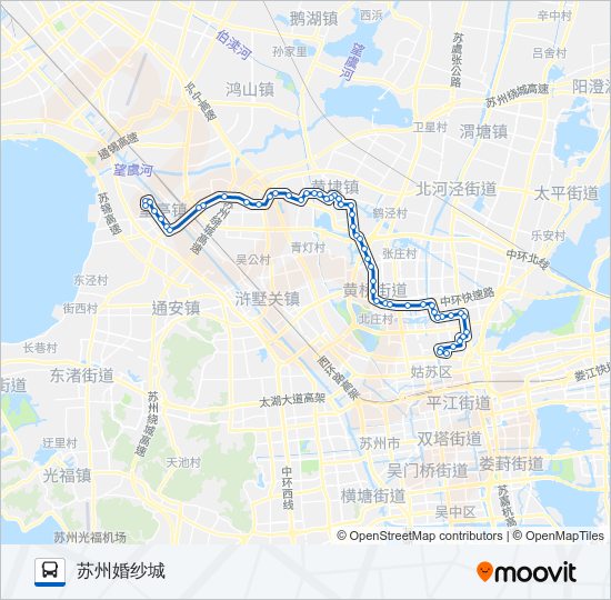 公交851路的线路图