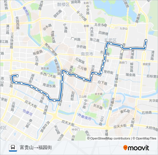 公交80路的线路图