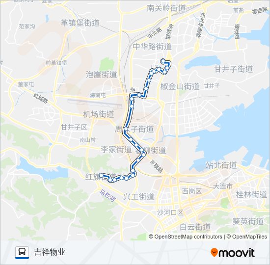 公交413路的线路图