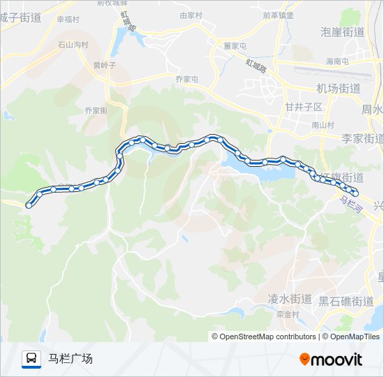 公交535路的线路图