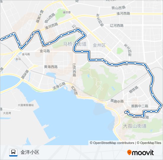 中国 大连 大连公交 开发区8路公交开发区8路的时间表 公交开发区8路