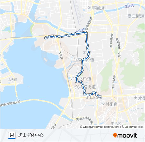 公交115路的线路图