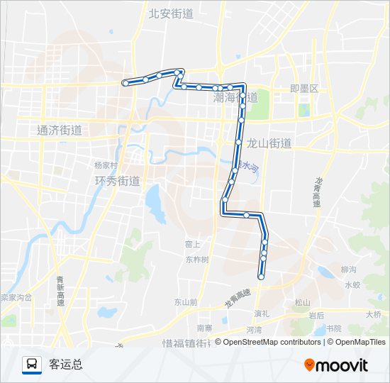 公交即墨23路的线路图