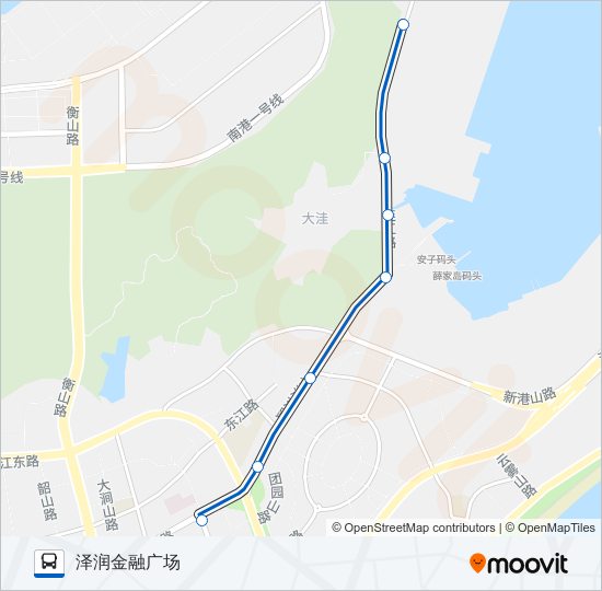 开发区802路路线:日程,站点和地图-泽润金融广场