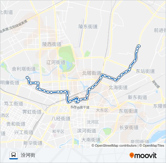 公交163路的线路图