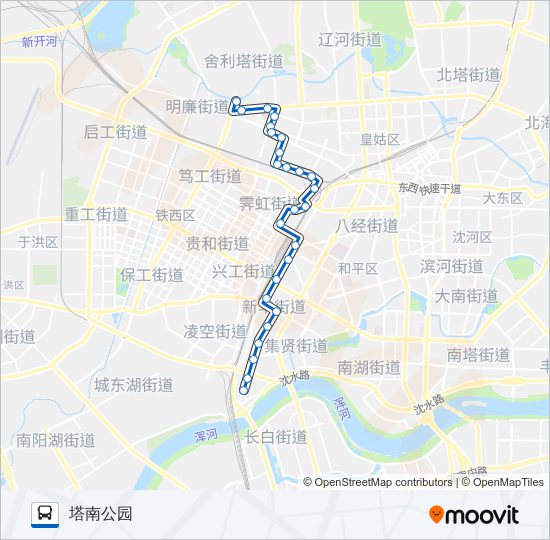 中国 沈阳 沈阳公交 202路公交202路的时间表 公交202路通常在每天