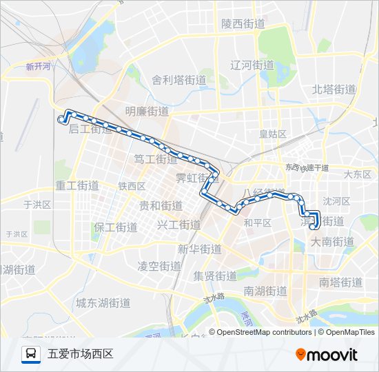 公交277路的线路图