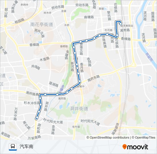 公交16路的线路图