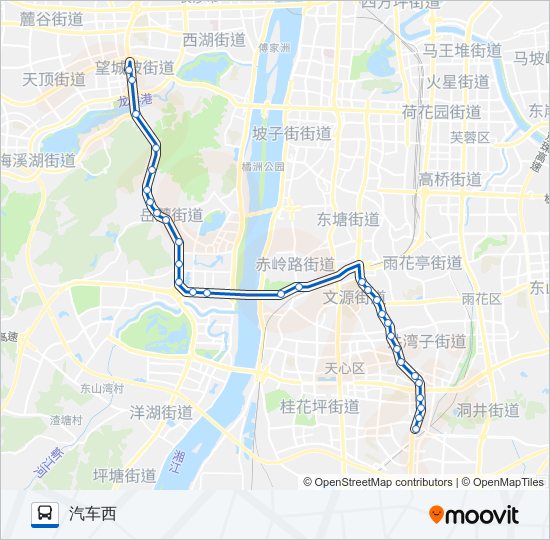 公交17路的线路图