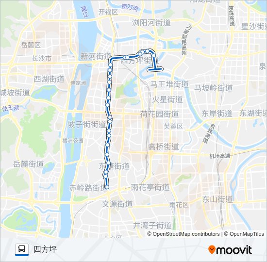 115路路线:日程,站点和地图-四方坪