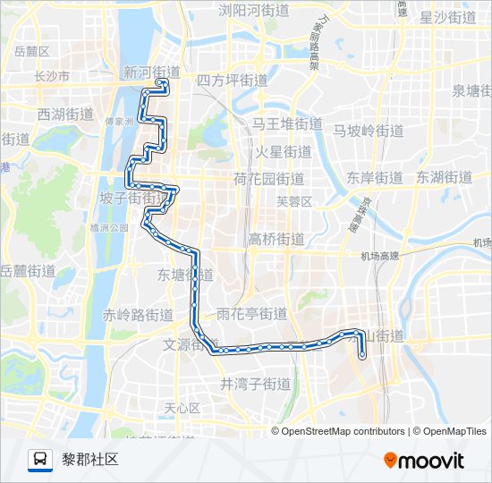 公交167路的线路图