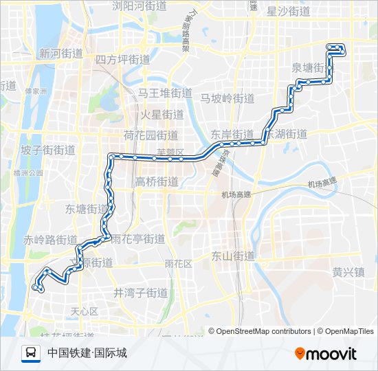 公交809路的线路图