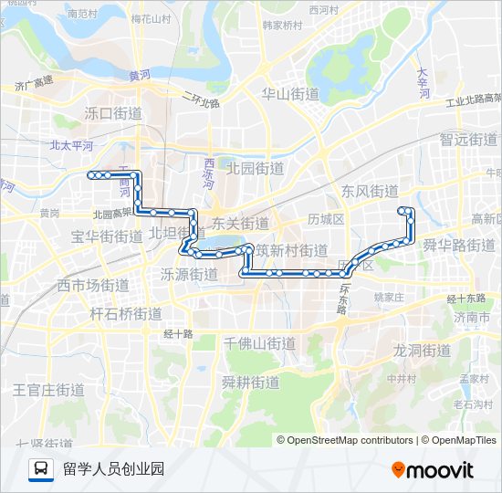 公交k95路的线路图