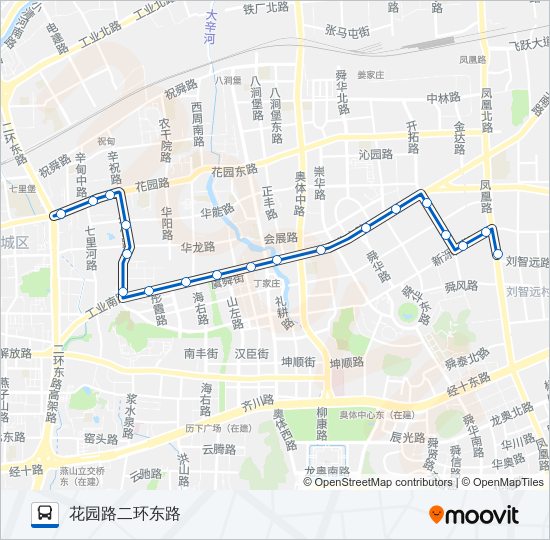 公交k163路的线路图