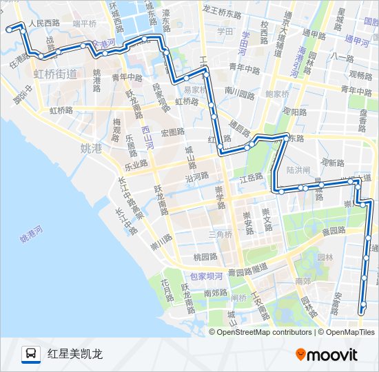 公交8路的线路图