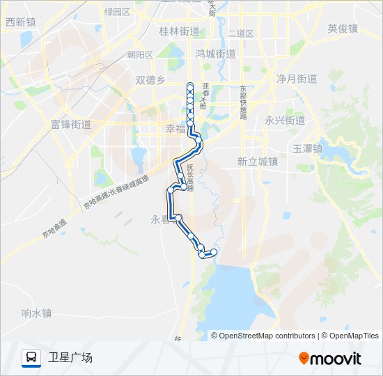 公交163路的线路图