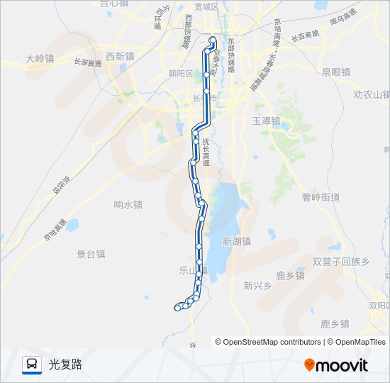 公交352路的线路图