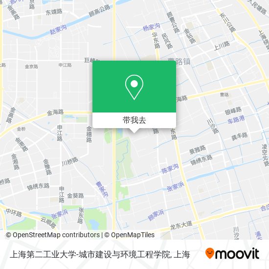 上海第二工业大学-城市建设与环境工程学院地图