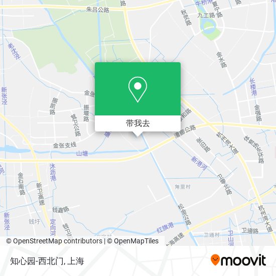 知心园-西北门地图
