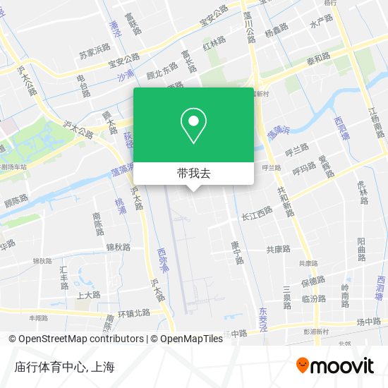 庙行体育中心地图