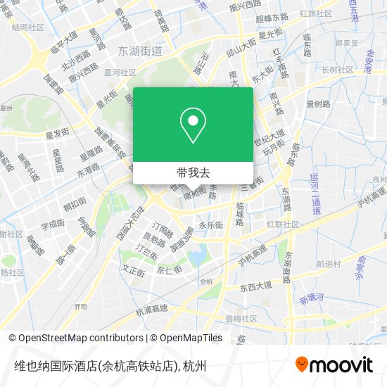 如何坐公交 或 地铁去杭州的维也纳国际酒店(余杭高铁