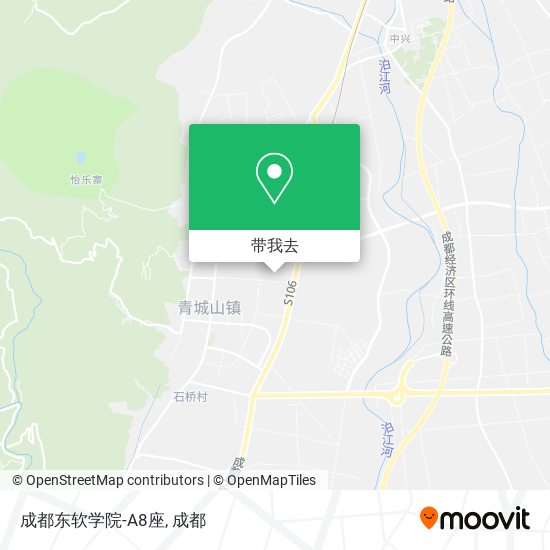 成都东软学院-a8座地图