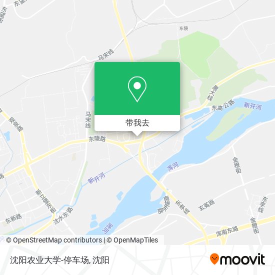 沈阳农业大学-停车场地图