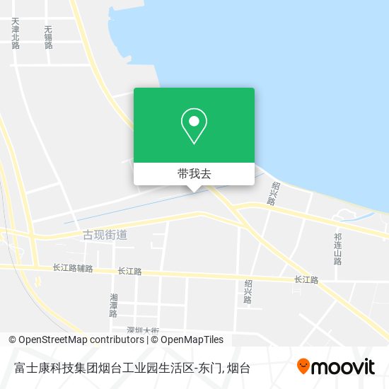 富士康科技集团烟台工业园生活区-东门地图