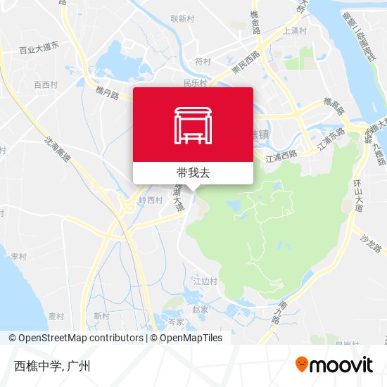 西樵中学地图