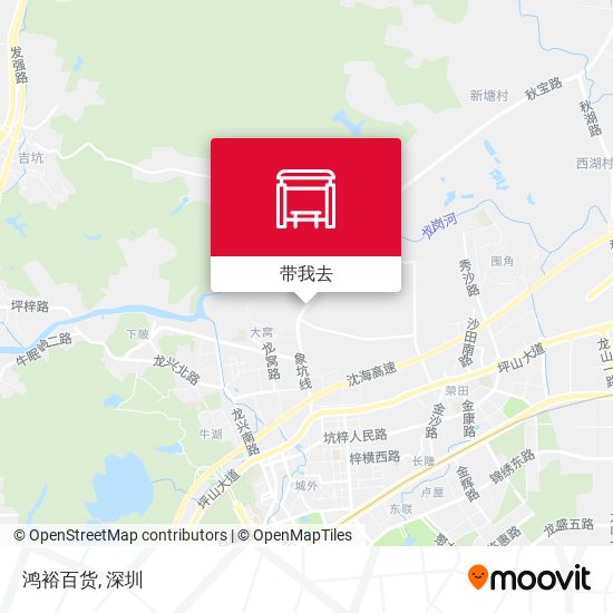坐公交怎么去鸿裕百货?