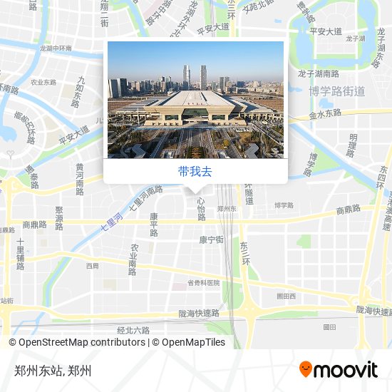 郑州东站地图