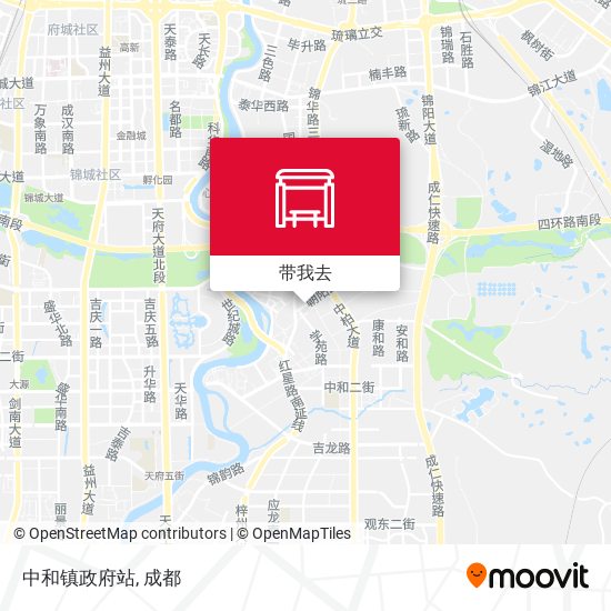 中和镇政府站地图