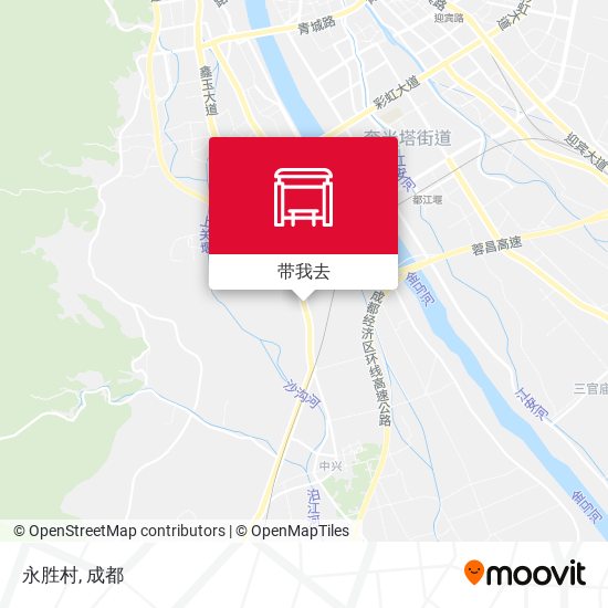 永胜村地图