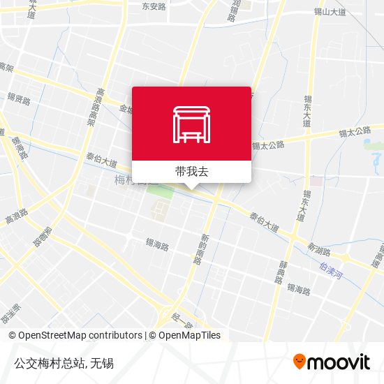 公交梅村总站地图