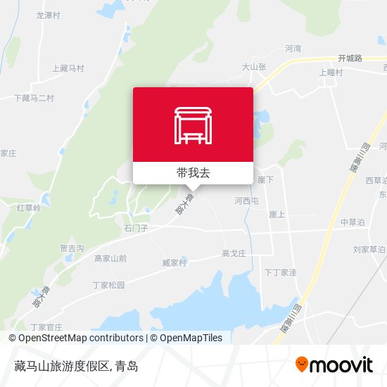 藏马山旅游度假区地图