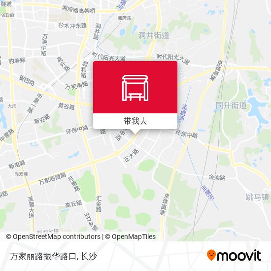 万家丽路振华路口地图